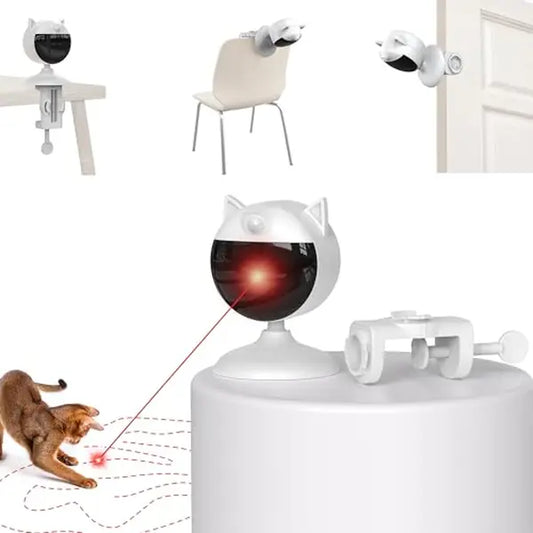 Elevate Playtime with Potaroma Smart Sensor Cat Laser Toy - Interactive, Motion Activated Fun for Your Feline Friend!