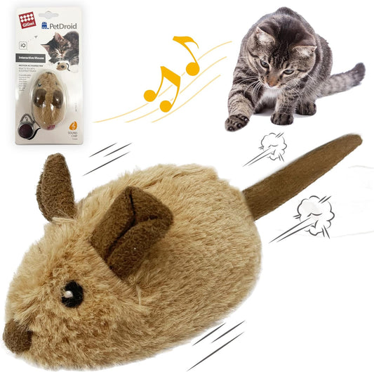 Exciting Interactive Automatic Cat Toy Mouse - Engaging Plush Toy for Kittens and Small Dogs with Realistic Sounds and Movements