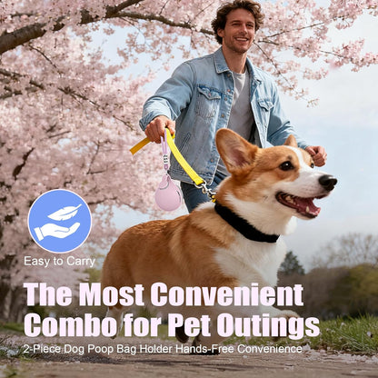 Stylish and Portable 10Oz Stainless Steel Dog Water Bottle with No-Spill Silicone Bowl – Perfect for Hiking and Travel!