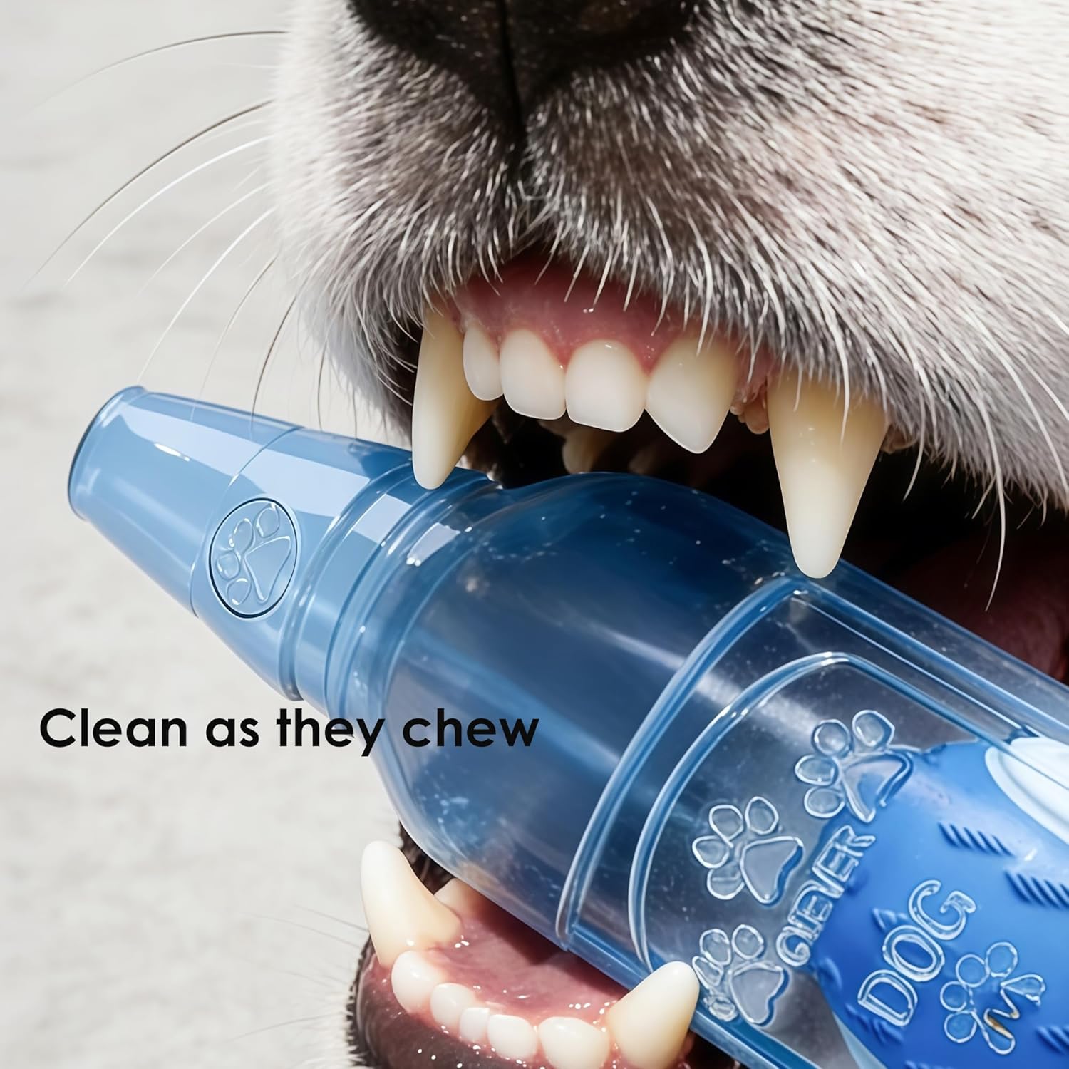 Exciting Blue Squeaky Dog Ball Toy - Safe Chew & Fetch Fun for All Dogs