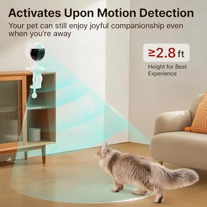 Elevate Playtime with Potaroma Smart Sensor Cat Laser Toy - Interactive, Motion Activated Fun for Your Feline Friend!